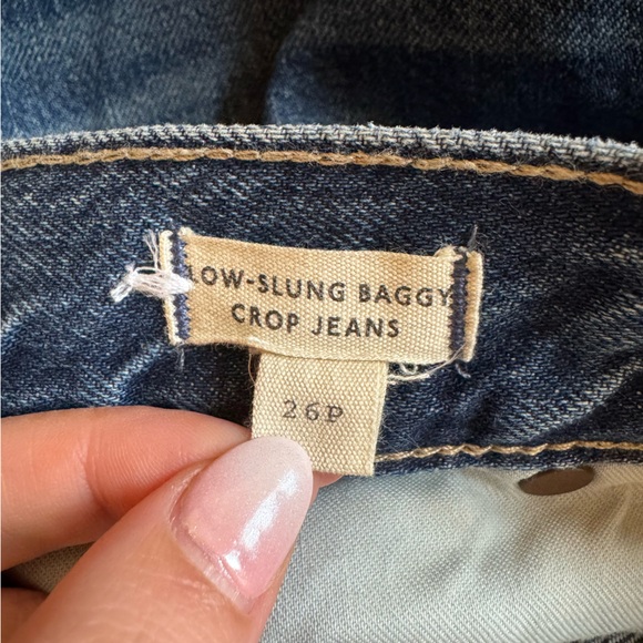 MADEWELL Low Slung Baggy Crop Jeans 26P - Picture 10 of 12